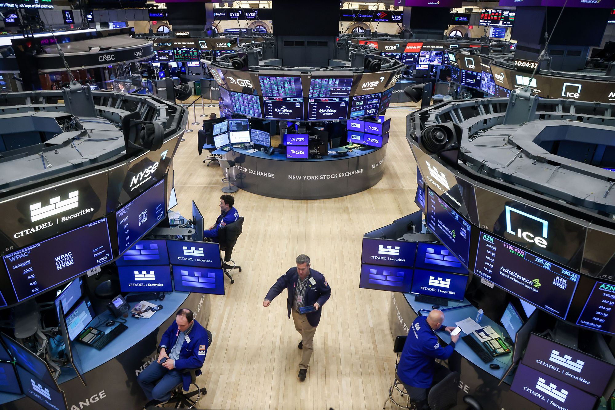 Stocks slumped on Tuesday amid nerves about AI disrupting the software industry.