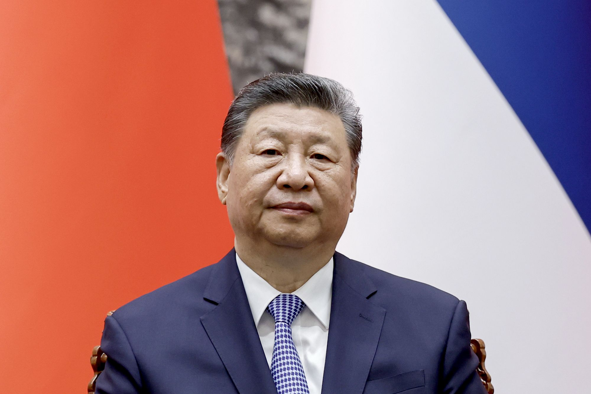 Chinese President Xi Jinping at the Great Hall of the People in Beijing, China, on May 25.