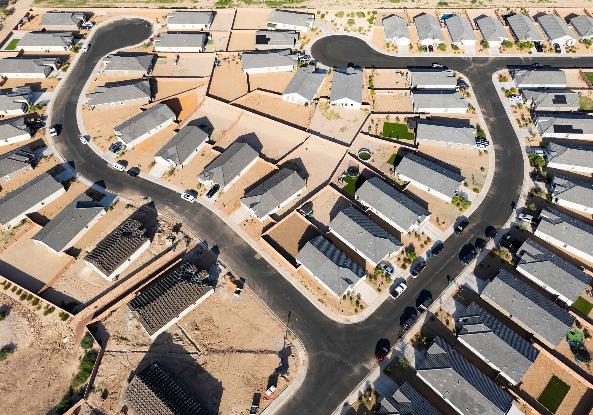 Homes in Marana, Arizona, on August 5, 2026.