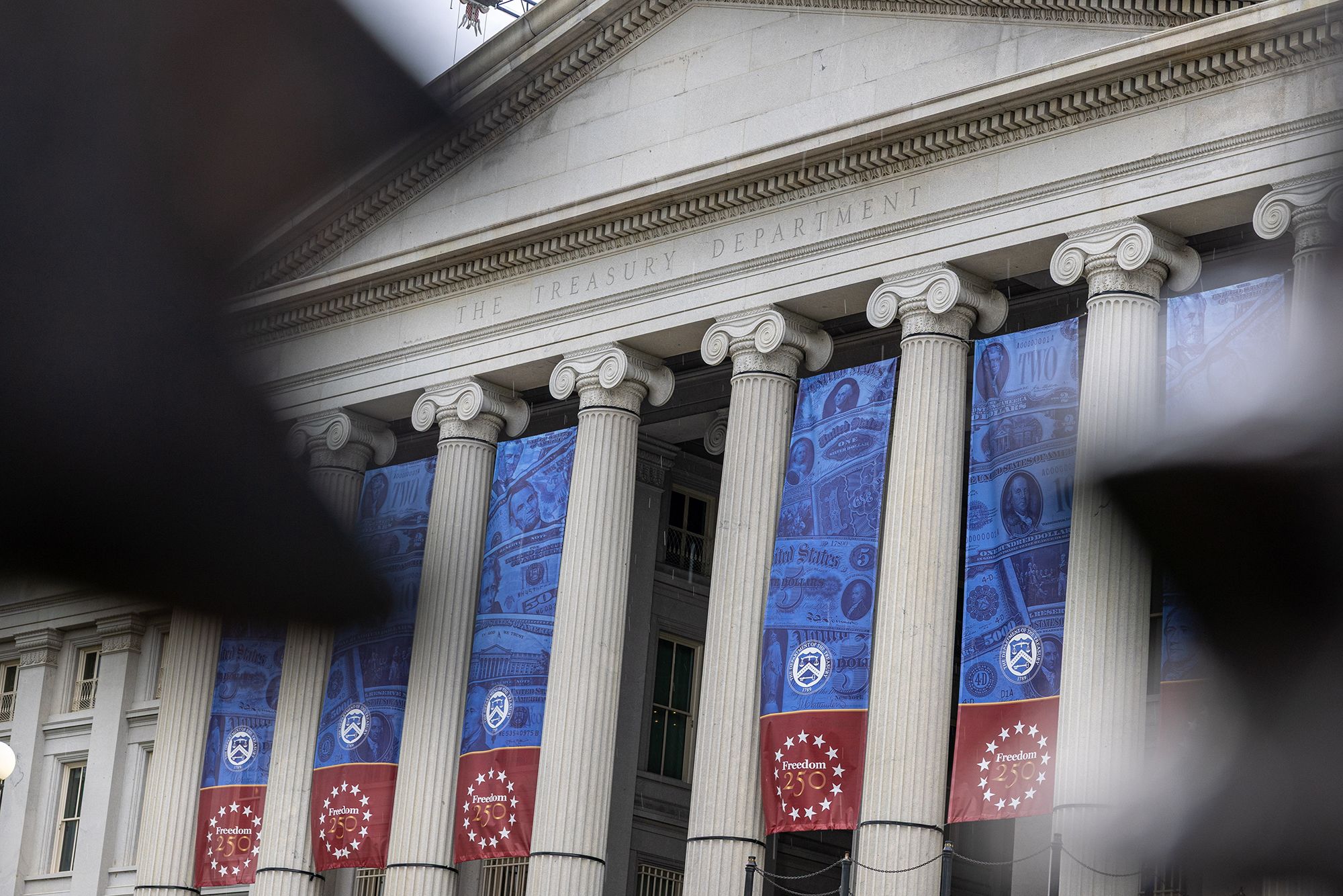 The US Treasury Department is seen in Washington, DC, on August 20, 2026. Total US public debt has surpassed $40 trillion for the first time, marking a roughly one-third increase in less than five years amid historically wide federal budget deficits.