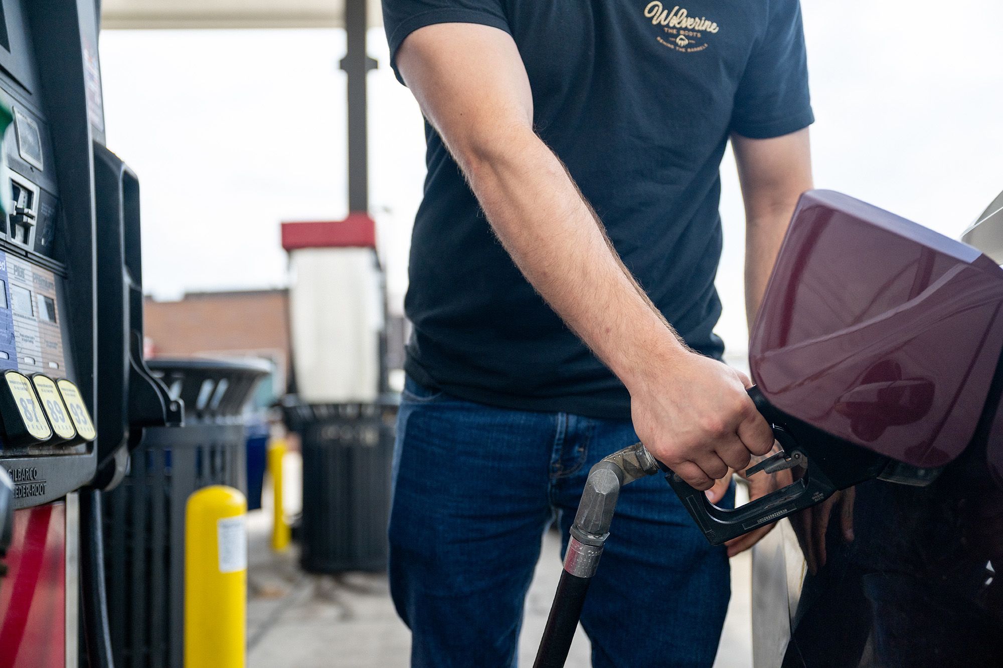 A Mobil gas station in September in Austin, Texas.