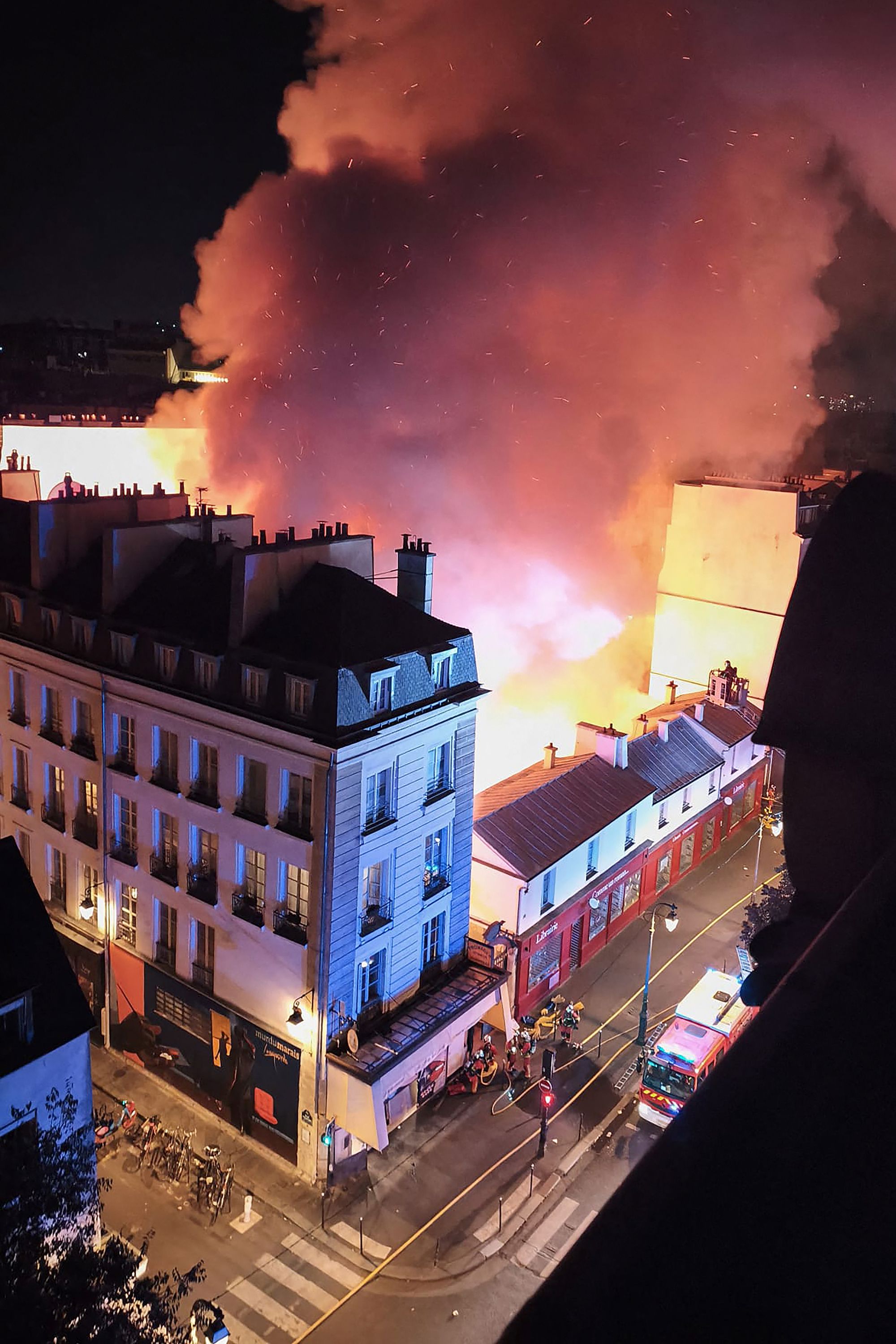 The Marché des ​Enfants Rouges in the Marais district of Paris was destroyed overnight on October 11-- October 12, 2026.