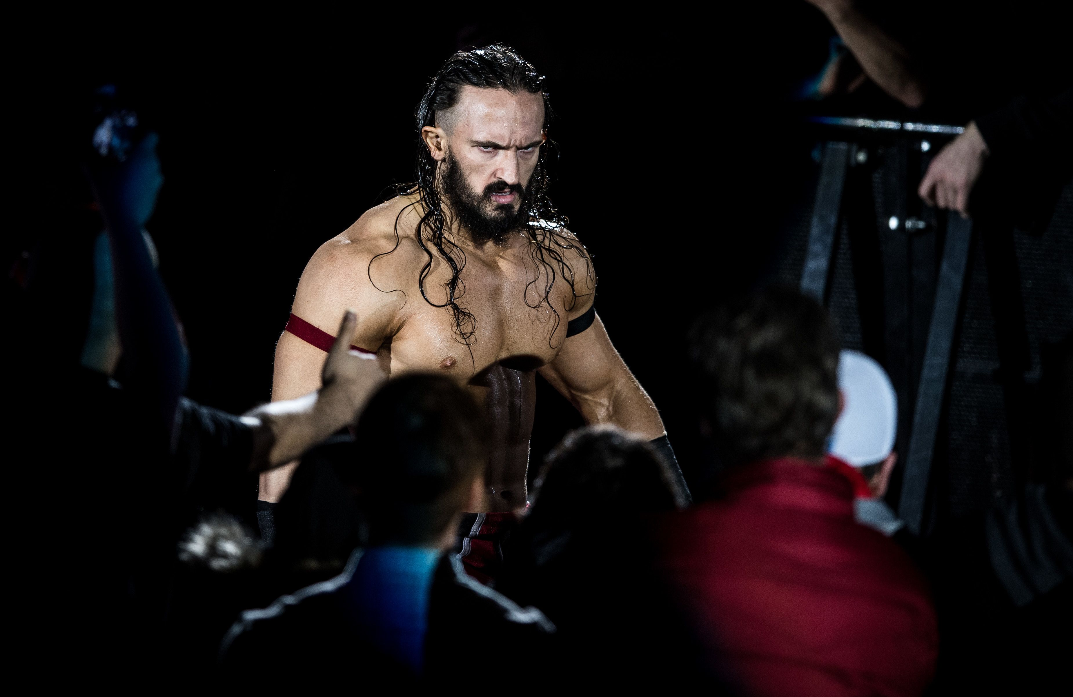 Benjamin Satterley at a WWE event in Duesseldorf, Germany, on February 22, 2017.