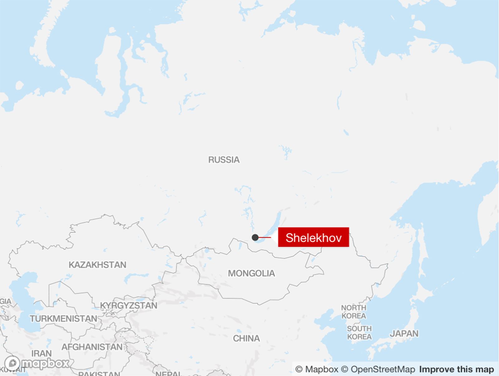 Location of the Anti-Plague Research Institute in Shelekhov, Russia.