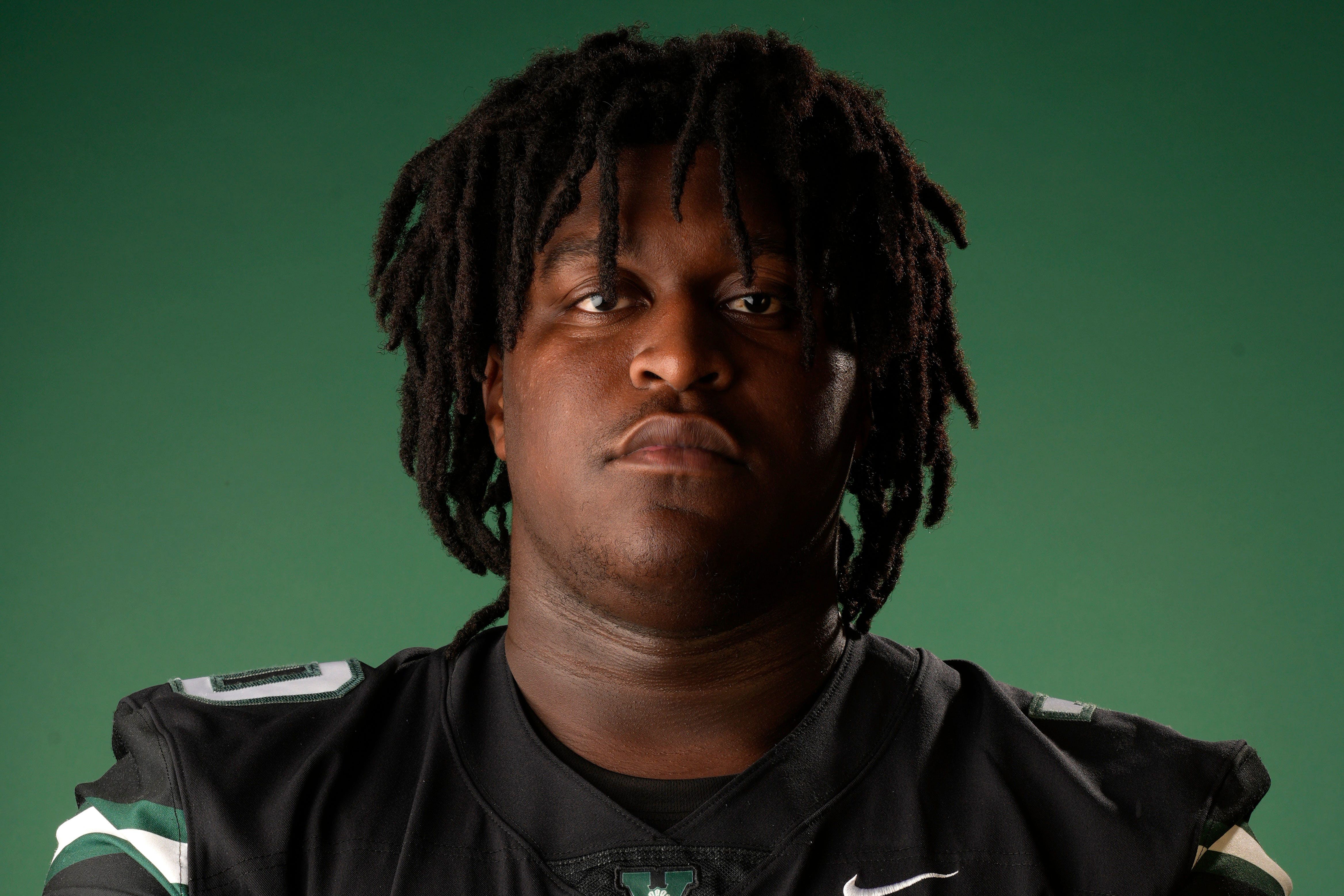 Johnnie "DJ" Jones poses for a photo last year while he was at Venice High School in Florida.