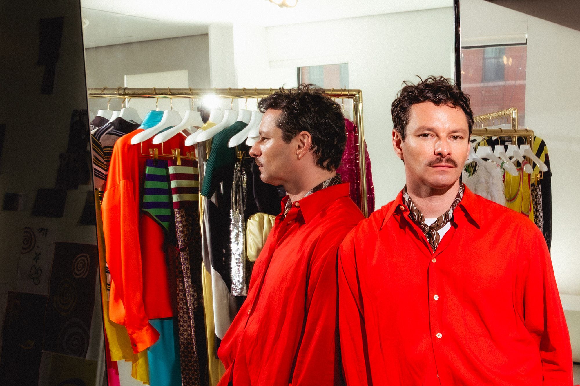 Henry Zankov, acclaimed fashion designer and creative director for both his own eponymous label and Diane von Furstenberg, stands for a portrait inside the DVF headquarters in New York City.