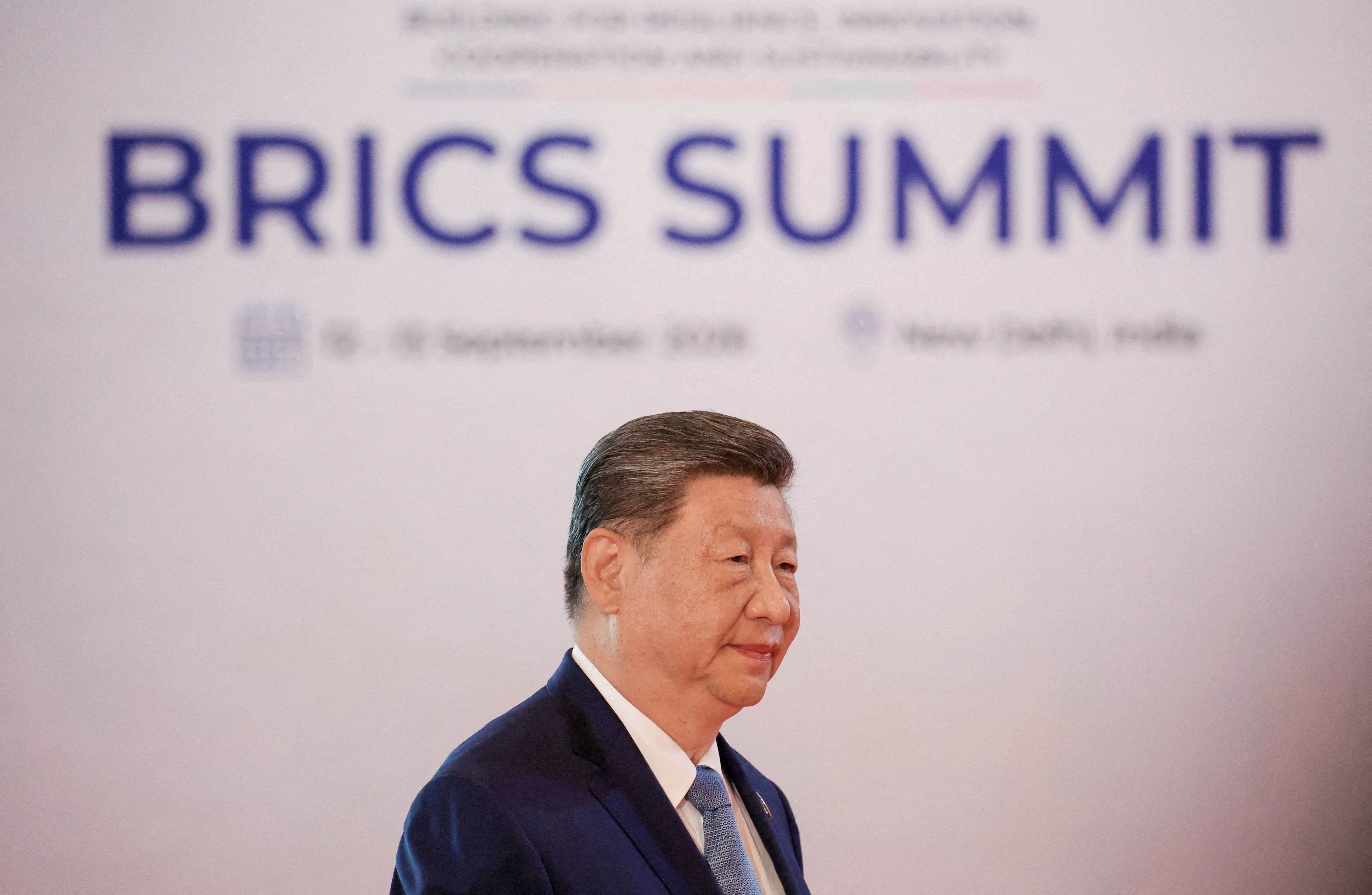 China's President Xi Jinping attends the BRICS summit in New Delhi, India, September 12, 2026.