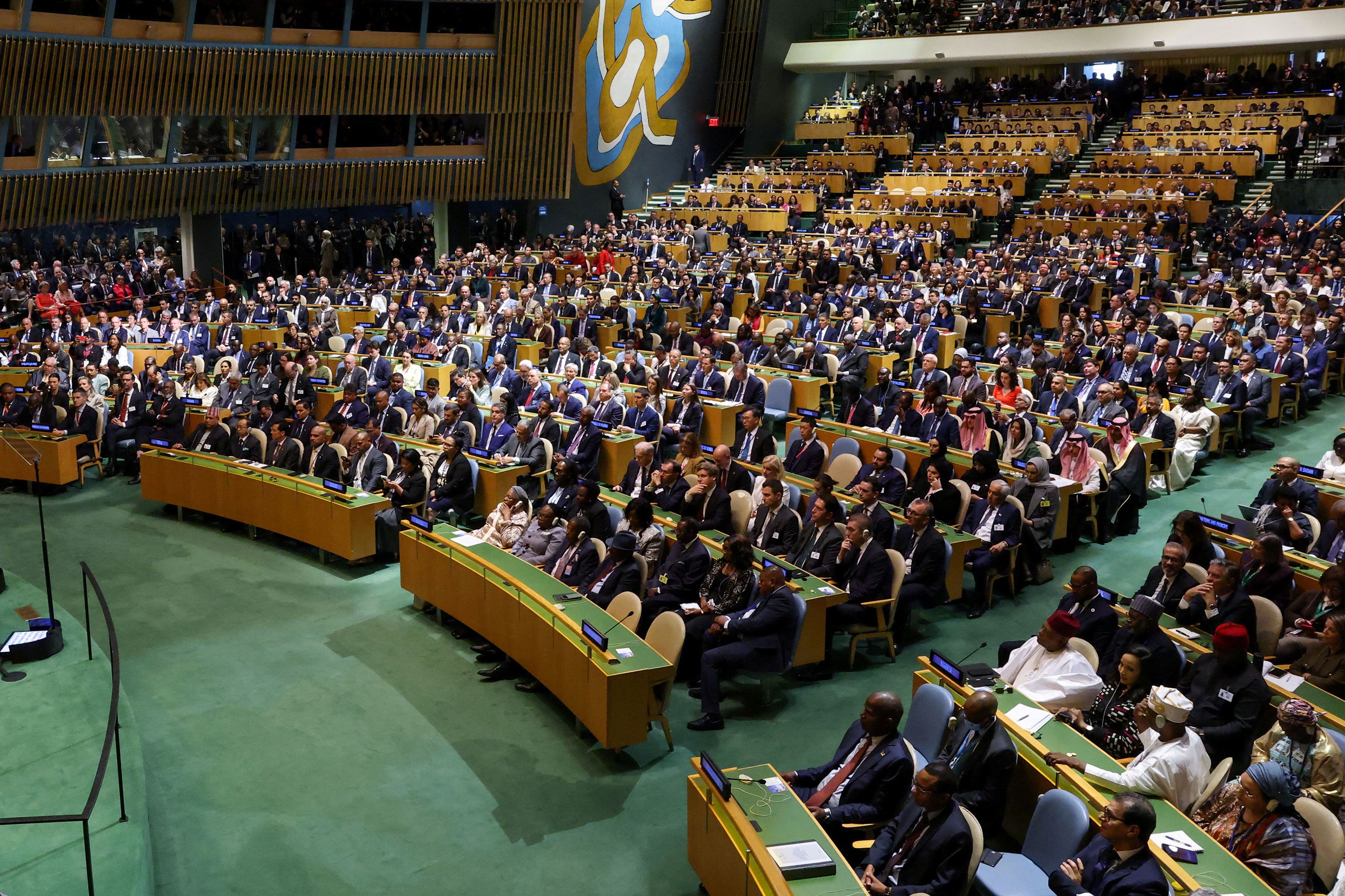US President Donald Trump addresses the 81st United Nations General Assembly at UN headquarters in New York City, US, September 22, 2026. REUTERS/Brendan McDermid