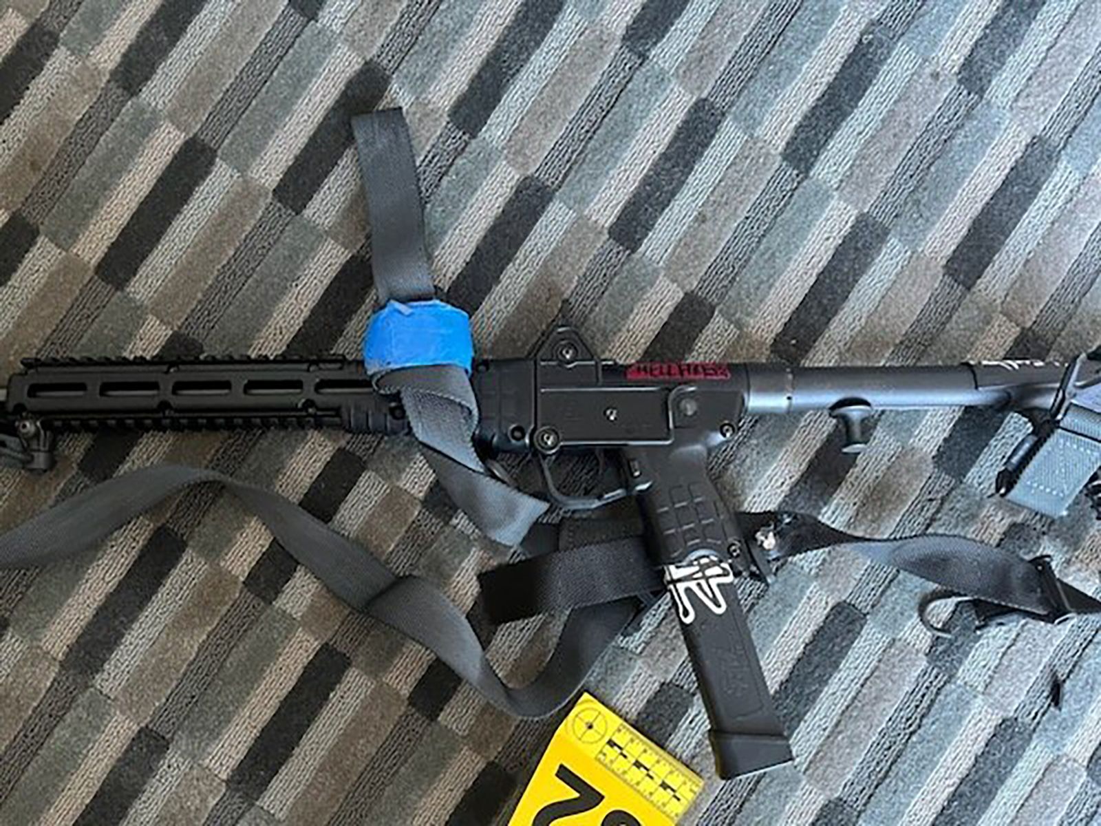 As officers responded to the Covenant campus, Hale fired on arriving police vehicles from a 2nd story window

Hale fired a number of rounds inside the Covenant Church/School building. She was armed with these 3 guns and significant ammunition.