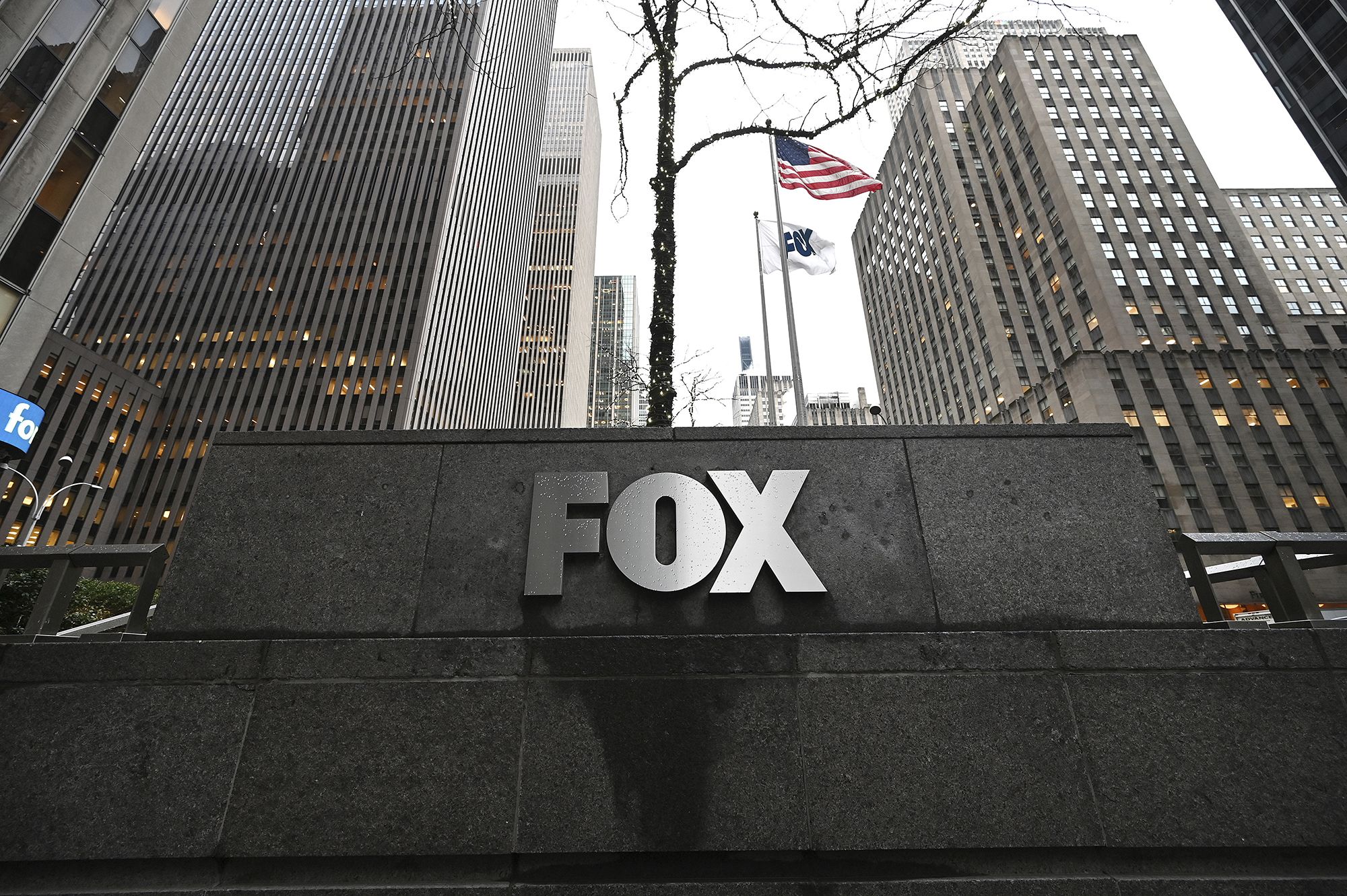 Exterior view of News Corp. Building and Fox News Headquarters, New York, NY, February 28, 2023. Revelations tied to the $1.6 billion lawsuit by Dominion Voting System, Fox Corp. chair Rupert Murdoch said Fox News hosts spread falsehoods regarding 2020 presidential elections being stolen from Donald Trump. 