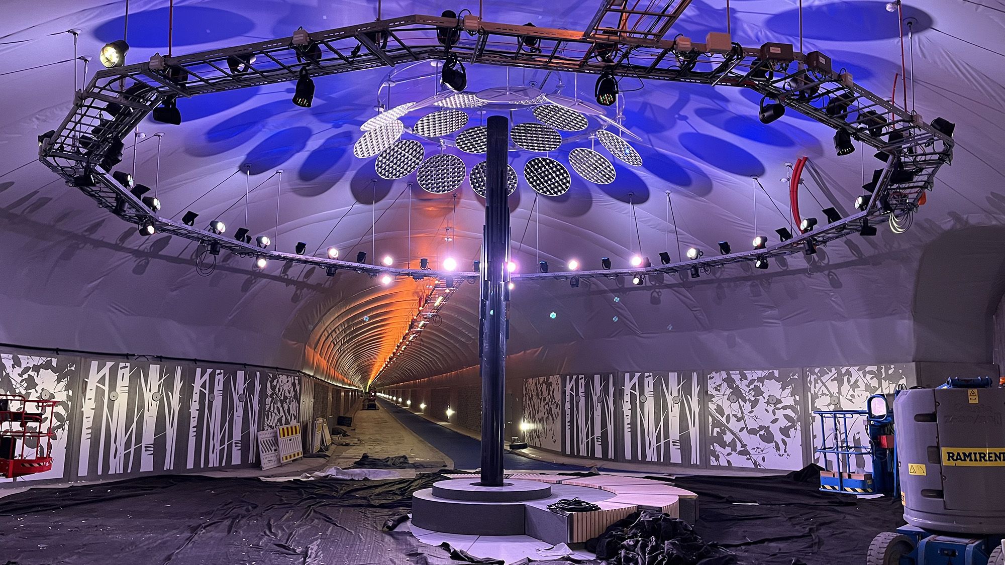 Norway's new cycling tunnel.